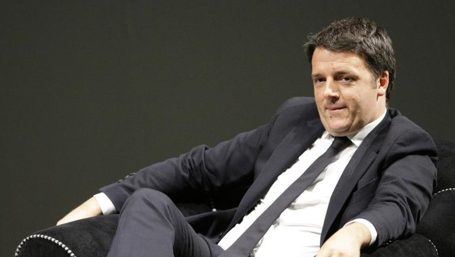 Le chef du gouvernement italien Matteo Renzi le 30 mai 2015 à Trente, en Italie