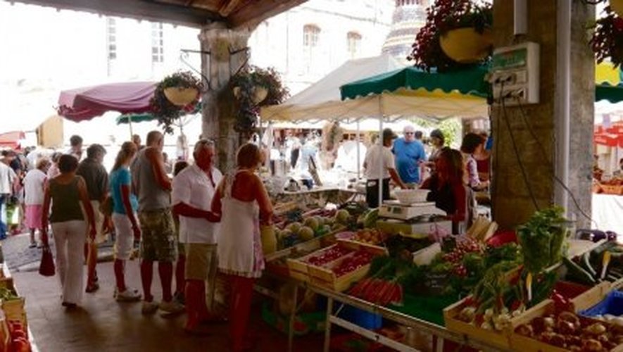 Tous les terroirs des Cévennes sont à découvrir au marché d’Anduze.