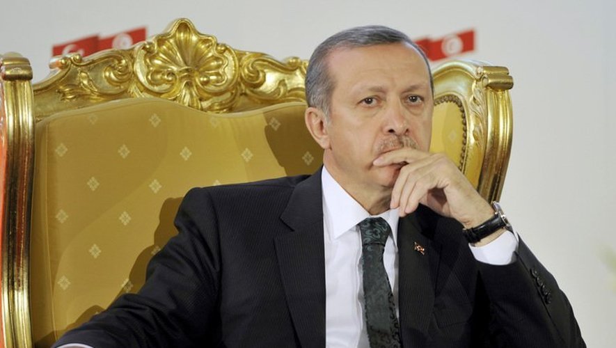 Le Premier ministre turc Recep Tayyip Erdogan, le 6 juin 2013 à Tunis