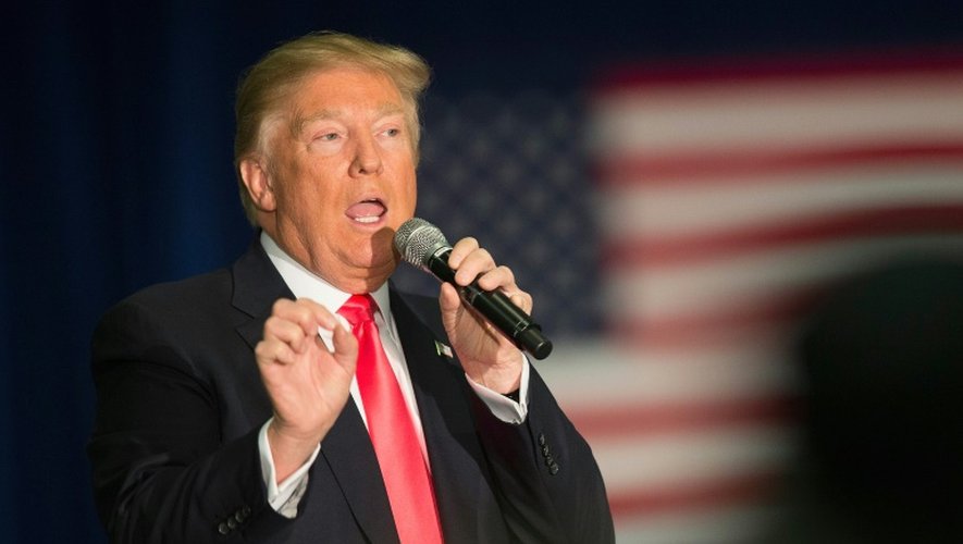 Le candidat républicain à la présidentielle américaine Donald Trump à La Crosse, dans le Wisconsin, le 4 avril 2016