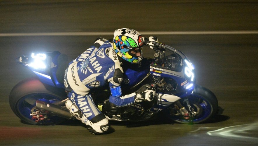 Le Français Louis Rossi au guidon de la Yamaha N.94 lors des 24 heures du Mans moto, le 9 avril 2016