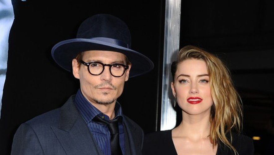 Johnny Depp et Amber Heard fiancés lors d&#039;une soirée à Los Angeles
