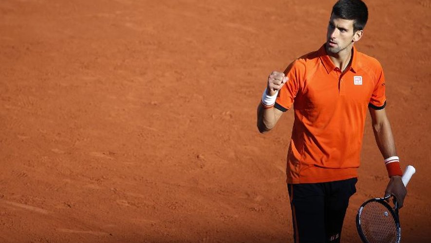 Novak Djokovic, le 1er juin 2015 à Roland-Garros