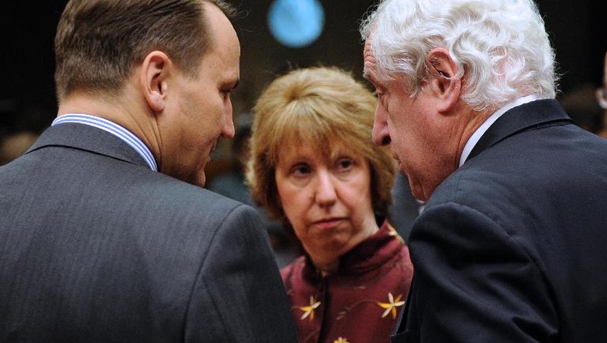 La chef de la diplomatie européenne Catherine Ashton le 17 mars 2014 à Bruxelles