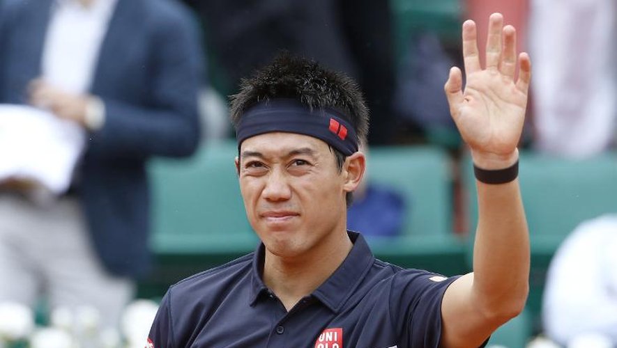 Kei Nishikori le 31 mai 2015 à Roland Garros