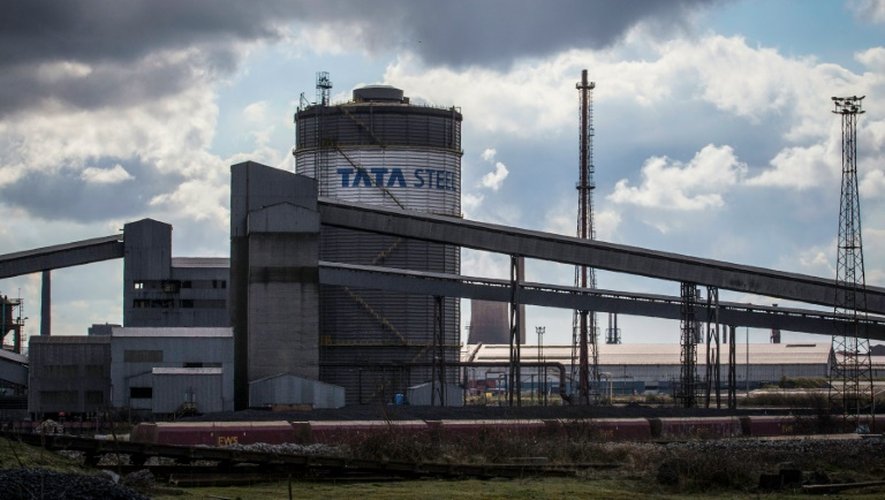 L'usine du groupe indien Tata Steel à Scunthorpe, dans le nord-est de l'Angleterre, le 31 mars 2016