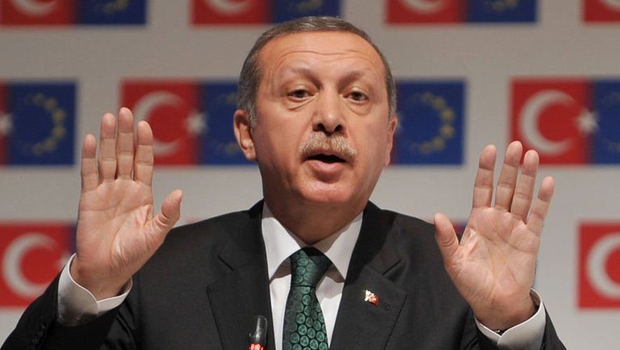 Le Premier ministre turc Recep Tayyip Erdogan , le 7 juin 2013 à Istanbul