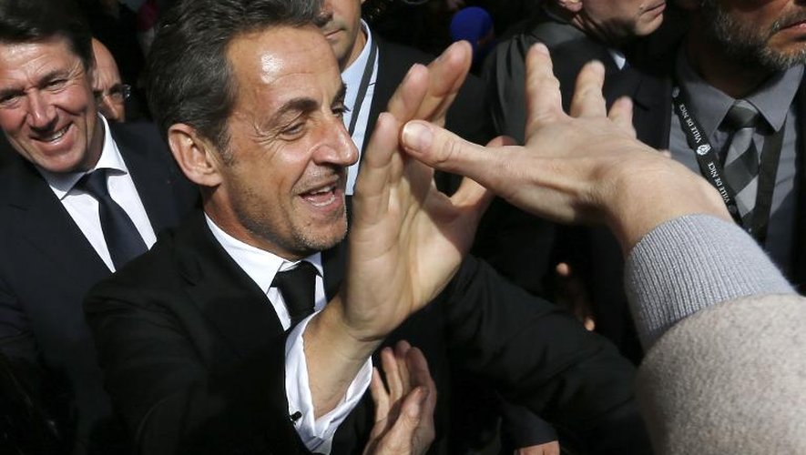 Nicolas Sarkozy le 10 mars 2014 à Nice
