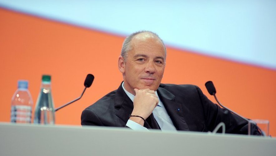 Stéphane Richard, le 28 mai 2013 lors de l'Assemblée générale du groupe France Télécom-Orange dont il est PDG