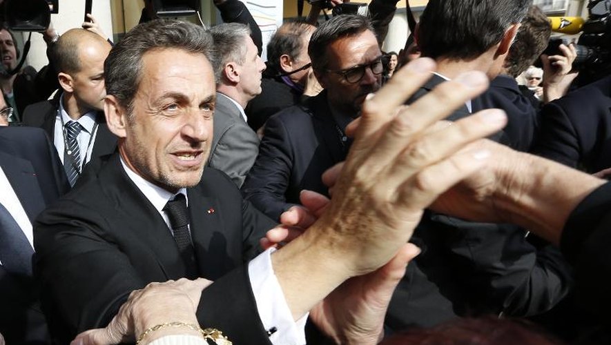 Nicolas Sarkozy le 10 mars 2014 à Nice