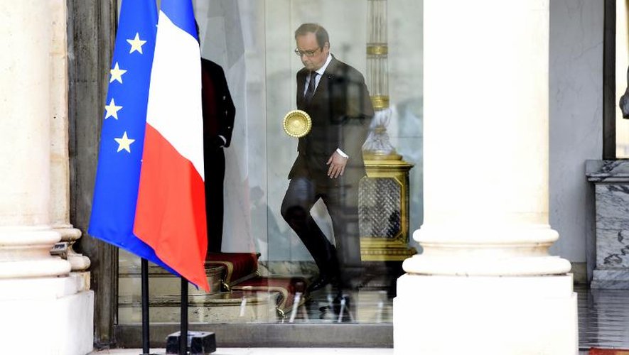 Le président de la République, François Hollande, le 3 juin 2015 à l'Elysée