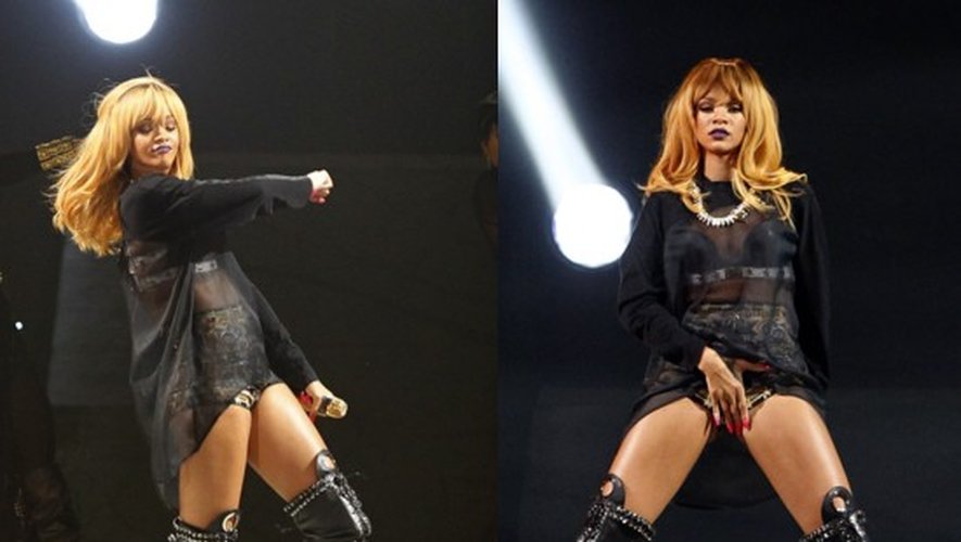 PHOTOS : Rihanna ivre sur scène en Belgique ? Son Diamonds World Tour en play-back taclé sur Google !  