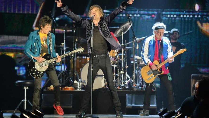 Concert des Rolling Stones à Marina Bay Sands à Singapour le 15 mars 2014 dans le cadre de la tournée mondiale "14-On-Fire"