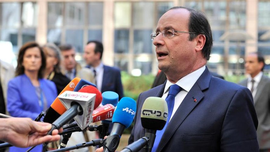 François Hollande à Bruxelles, le 20 mars 2014