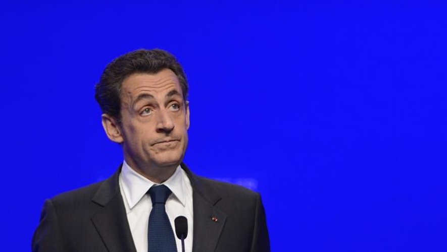 L'ancien président de la République Nicolas Sarkozy, le 6 mai 2012 à Paris