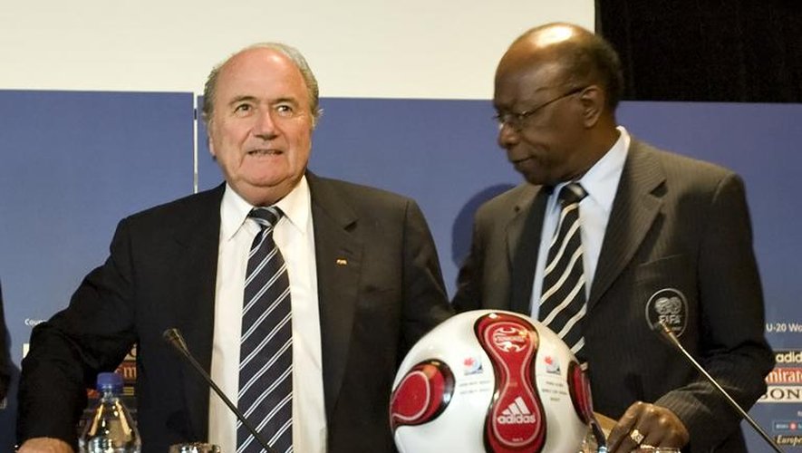 Joseph Blatter et Jack Warner le 20 juillet 2007 à Toronto