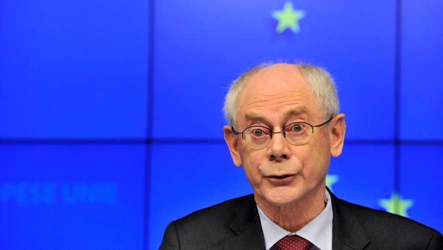 Le président du Conseil européen, Herman Van Rompuy, à Bruxelles le 20 mars 2014