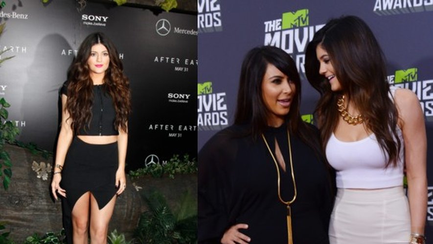Kim Kardashian en passe de se faire griller par sa sœur Kylie Jenner. A 15 ans, déjà une Mercedès !