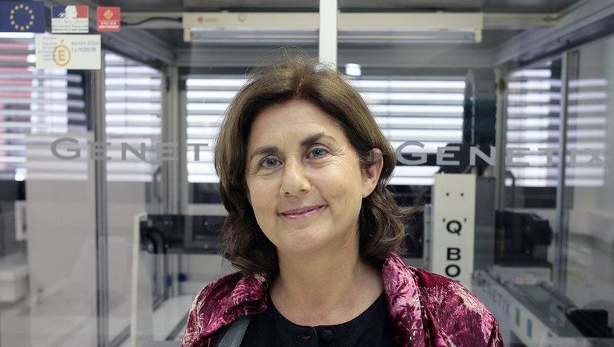 Marion Guillou, alors PDG de l'INRA, est photographiée à Auzeville, près de Toulouse, le 7 septembre 2007