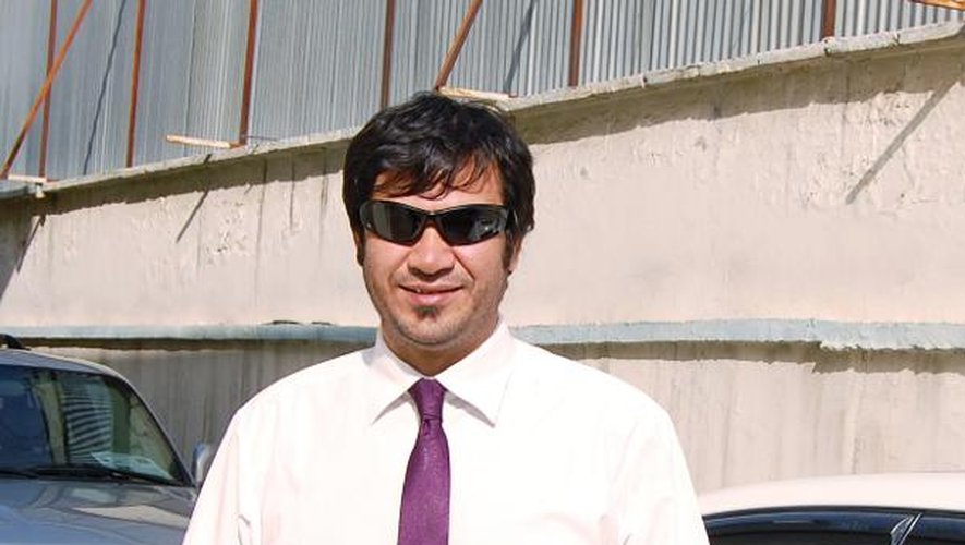 Le journalaiste de l'AFP, Sardar Ahmad, tué dans une attaque de talibans à Kaboul, photographié le 20 mars 2014 à Kaboul