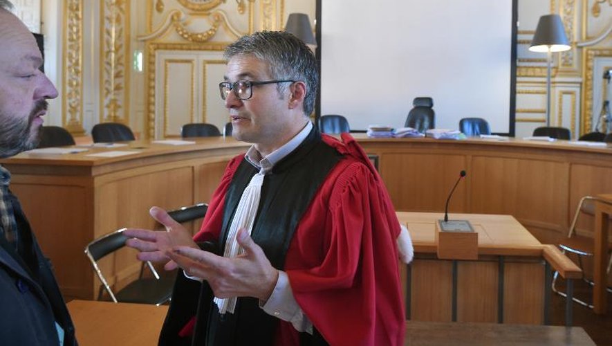 L'avocat général Stéphane Cantero à la reprise de l'audience le 5 juin 2015 à Rennes