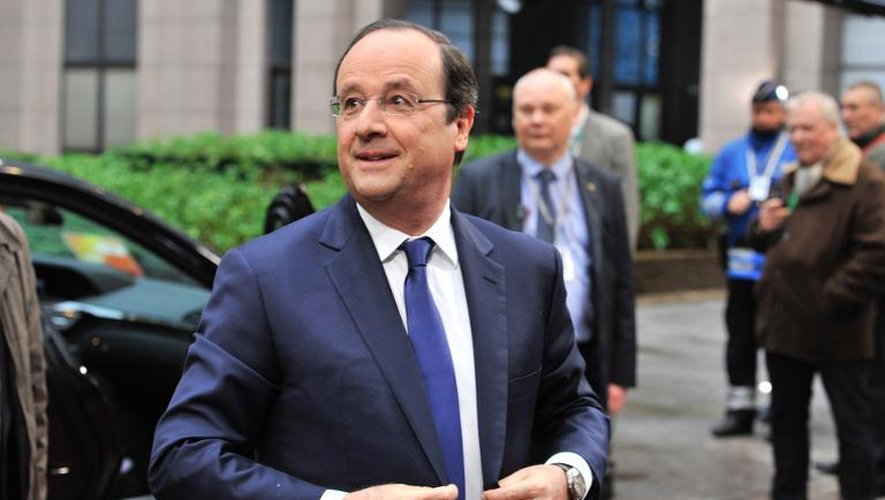 Francois Hollande le 21 mars 2014 à Bruxelles