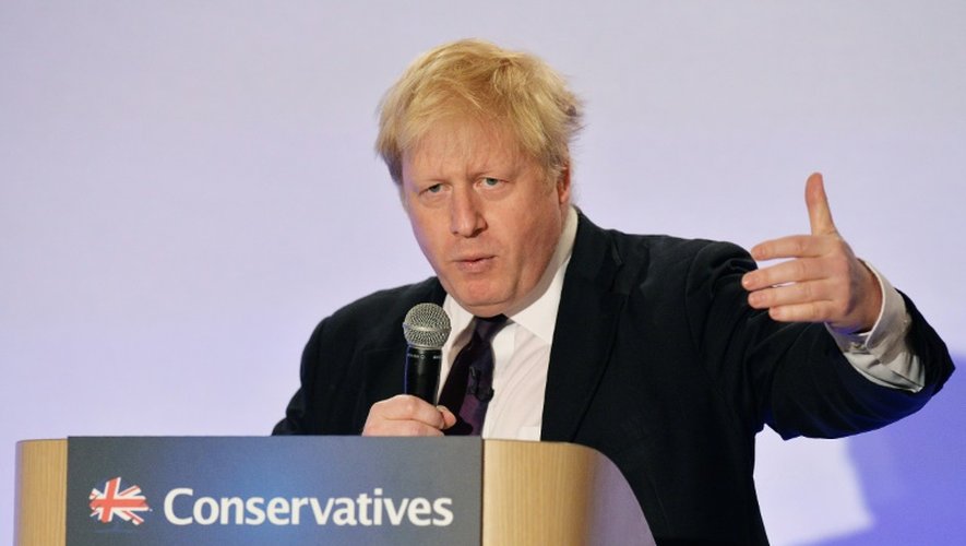 Boris Johnson le 9 avril 2016 à Londres