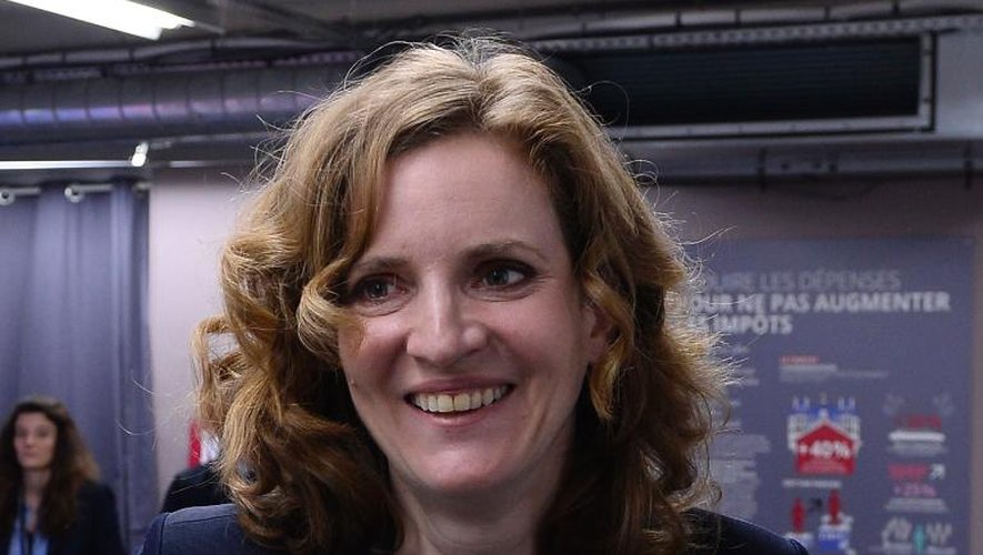 La candidate UMP à la mairie de Paris, Nathalie Kosciusko-Morizet, le 23 mars 2014 à Paris
