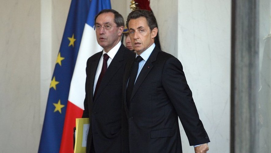Claude Guéant et Nicolas Sarkozy le 4 novembre 2010 à l'Elysée