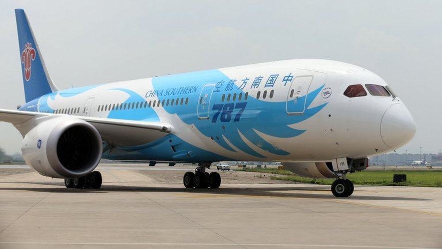 Un Boeing 787 de la compagnie China Southern à Guangzhou, le 2 juin 2013
