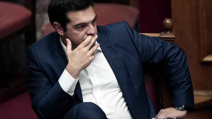 Le Premier ministre grec Alexis Tsipras à Athènes le 5 juin 2015