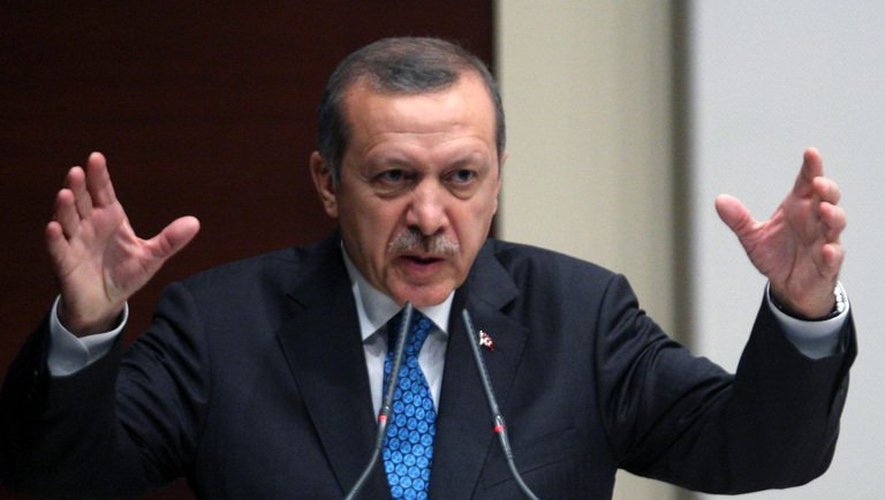 Le Premier ministre turc Recep Tayyip Erdogan, le 14 juin 2013 à Ankara