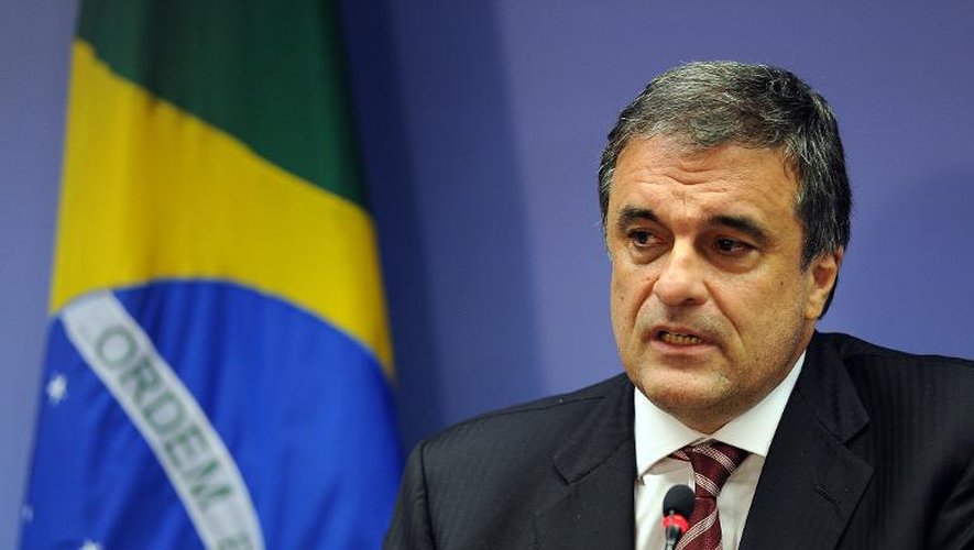 Le ministre de la Justice brésilien Eduardo Cardozo à Brasilia le 2 septembre 2013