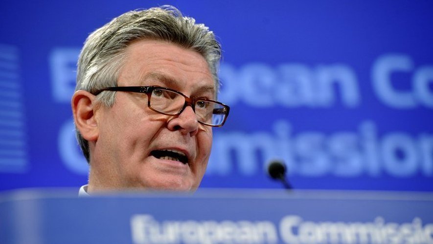 Le commissaire européen en charge du Commerce, Karel De Gucht, le 4 juin 2013 au siège de l'UE à Bruxelles