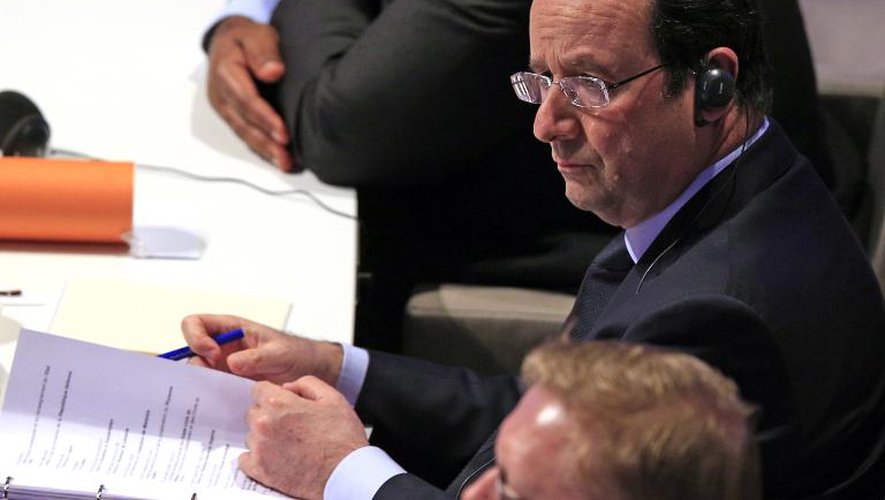 Francois Hollande le 24 mars 2014 à La Haye