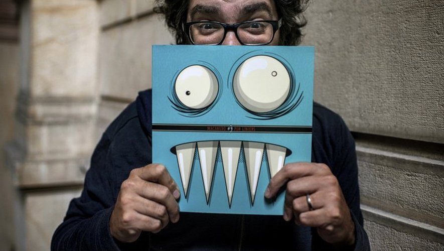 L'auteur de BD argentin Liniers, le 14 juin 2013 à Lyon