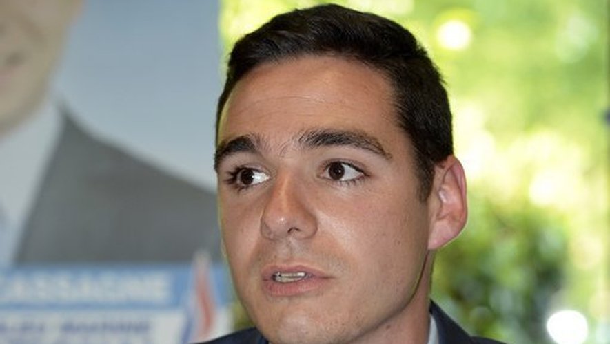 Le candidat FN à la législative partielle de la troisième circonscription du Lot-et-Garonne, Etienne Bousquet-Cassagne, le 3 juin 2013 à Pujols