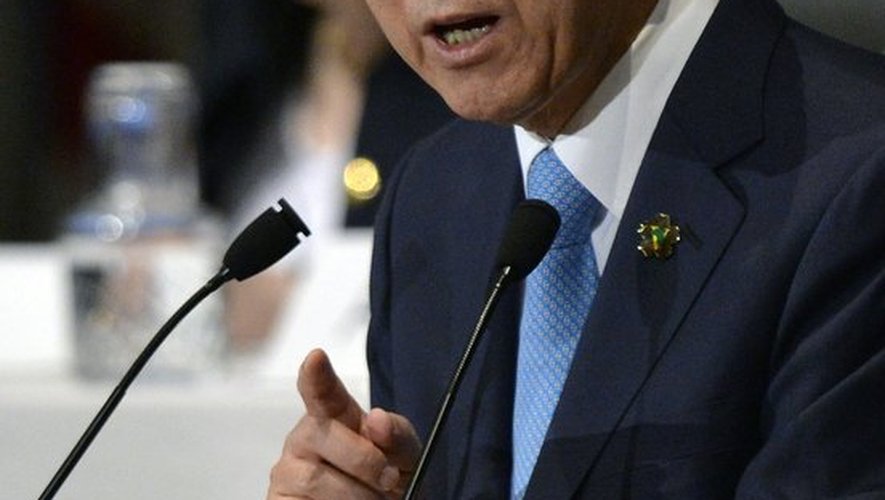 Le secrétaire général de l'ONU, Ban Ki-moon, le 1er juin 2013 à Yokohama au Japon
