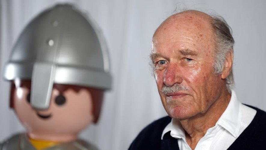 Horst Brandstätter, le patron de la marque de jouets Playmobil célèbre pour ses figurines en plastique, le 27 août 2010 à Zirndorf, en Allemagne
