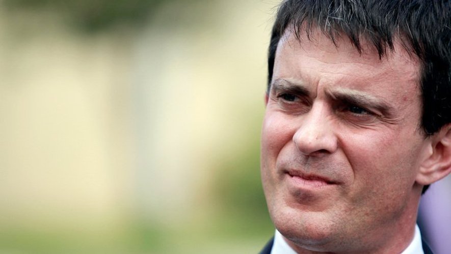Le ministre de l'Intérieur Manuel Valls le 3 juin 2013 à Bastia