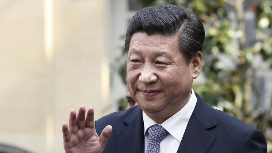 Le président chinois Xi Jinping, le 27 mars 2014 à Paris
