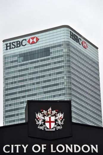 Le siège de la banque HSBC à Londres, le 25 février 2015