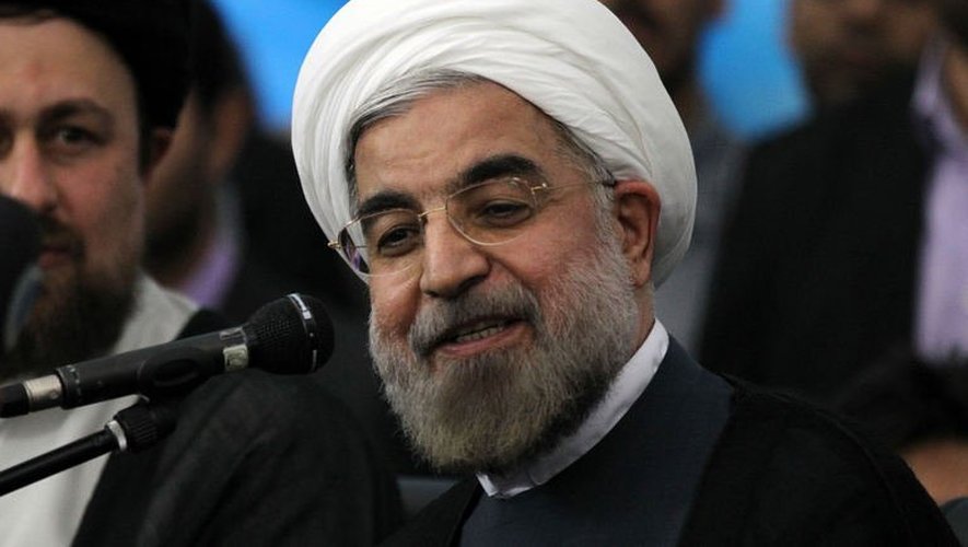 Hassan Rohani le 16 juin 2013 à Téhéran