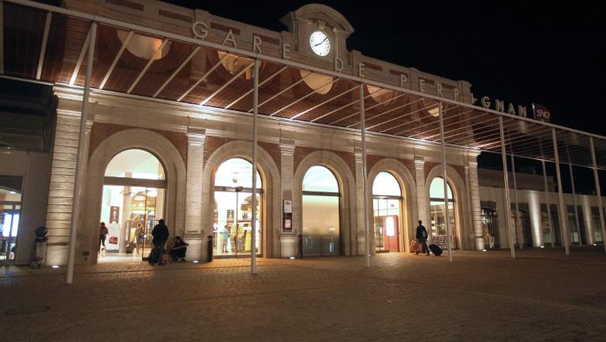 La gare de Perpignan le 16 octobre 2014