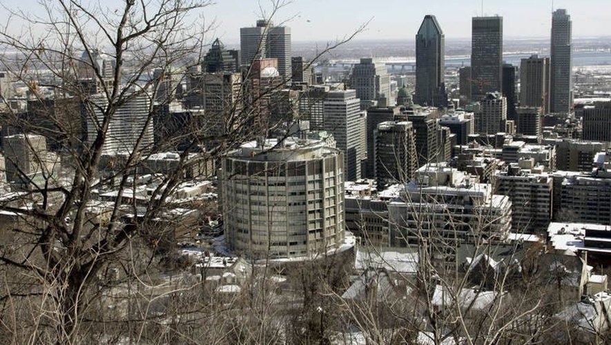 Vue du centre de Montréal