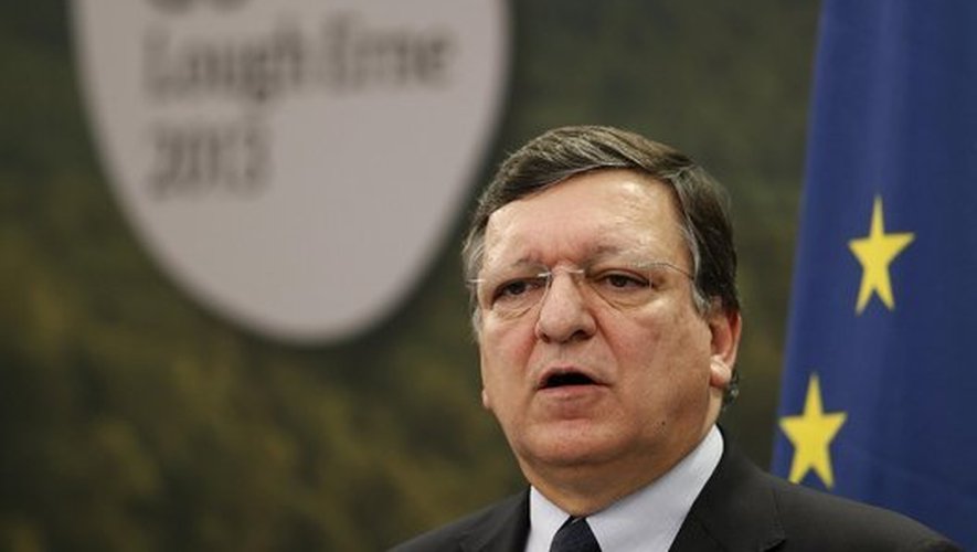 Le président de la Commission européenne, José Manuel Barroso, le 17 juin 2013 à Enniskillen en Irlande du Nord