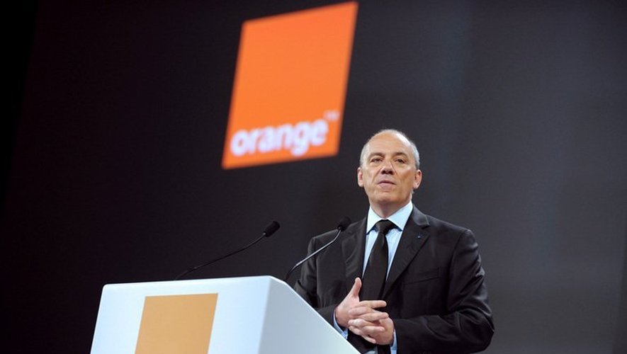 Le patron d'Orange, Stéphane Richard, le 12 juin 2013 à Paris