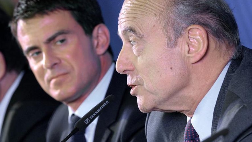 Manuel Valls et Alain Juppé le 23 octobre 2014 à Bordeaux