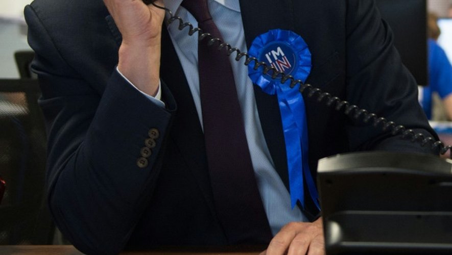 David Cameron en campagne à Londres pour le maintien du Royaume-Uni dans l'UE, le 14 avril 2016