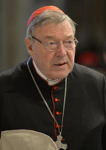 Le cardinal australien George Pell, le 2 avril 2015 au Vatican